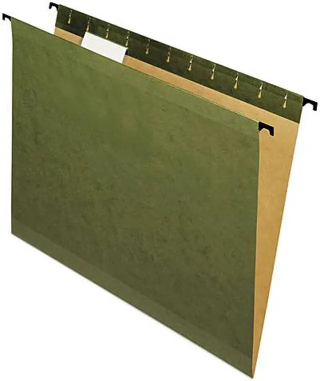 Main image of Pendaflex SureHook 6152-1/5 Hanging File Folders, Letter, Green, 20/Box