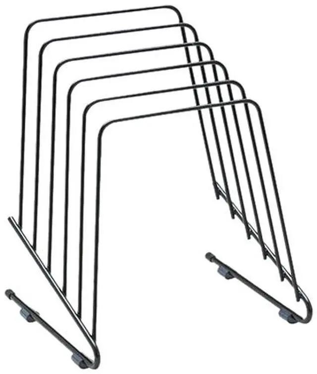 Main image of Fellowes 69712 Workstation Step File II, Five Sections, Wire, 7 1/4w x 6d x 8 1/4h, Black