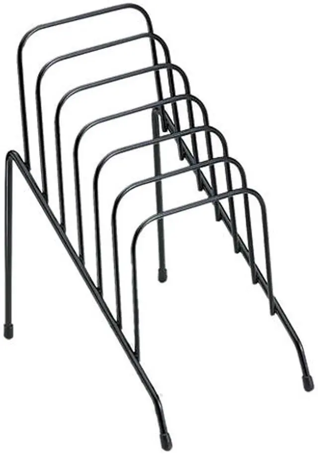 Main image of Fellowes 72613 Wire Step File Junior, Six Sections, 4 3/8 x 6 1/2 x 7 3/4, Black