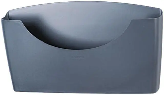 Main image of Fellowes 75275 Plastic Partition Additions File Pocket, Legal/Letter, Dark Graphite