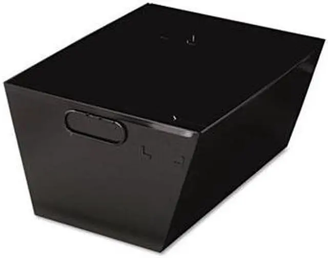 Main image of STEELMASTER by MMF Industries 2062TBK Posting Tub Storage Box, Legal, Steel, 15-1/8 x 11-3/8 x 7, Black