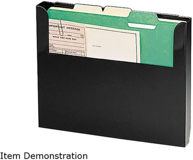 Main image of STEELMASTER by MMF Industries 2712WFBK Steelmaster Add-On Wall File, Letter, Black