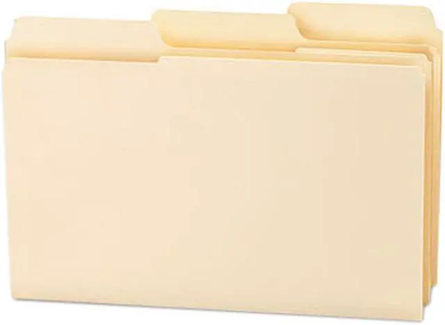 Main image of Smead 15301 SuperTab File Folders, 1/3 Cut Top Tab, Legal, Manila, 100/Box