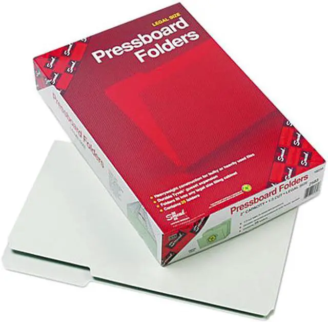 Main image of Smead 18234 Recycled Folders, Two Inch Expansion, 1/3 Top Tab, Legal, Gray Green, 25/Box