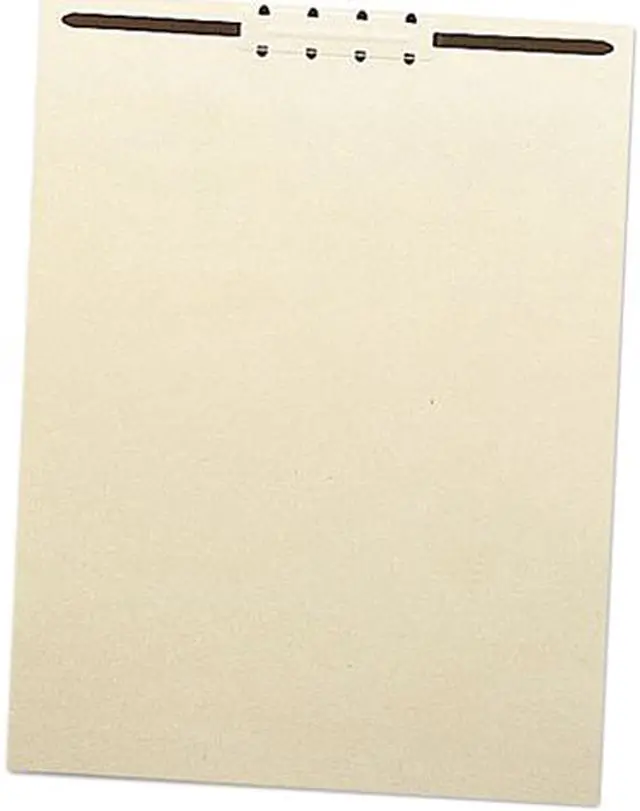 Main image of Smead 35511 Recycled Letter Size Manila File Backs w/Prong Fasteners, 2" Capacity, 100/Box