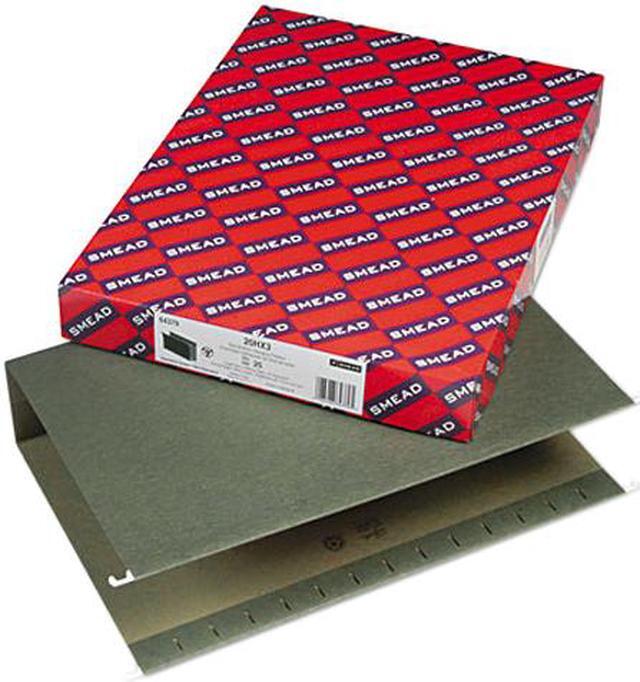 Main image of Smead 64379 Three Inch Capacity Box Bottom Hanging File Folders, Legal, Green, 25/Box