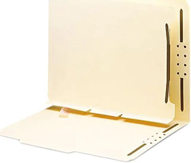 Main image of Smead 68025 Manila Self-Adhesive Folder Dividers with Twin-Prong Fastener, Letter, 25/Pack