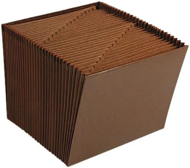 Main image of Smead 70467 1-31 Open Expanding File, 31 Pockets, Letter, Leather-Like Redrope