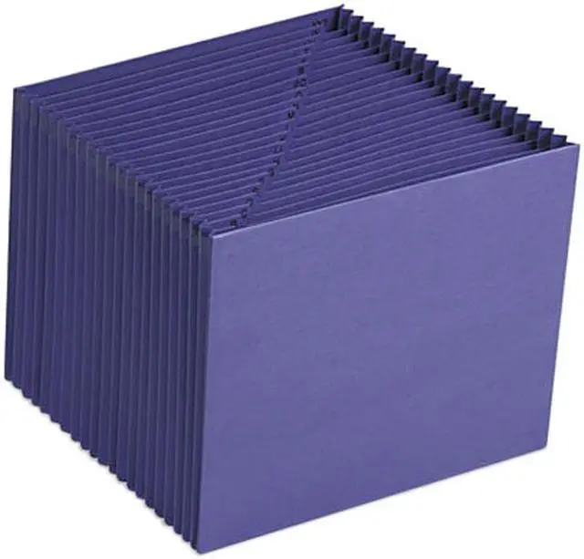 Main image of Smead 70721 Heavy-Duty A-Z Open Top Expanding Files, 21 Pockets, Letter, Purple