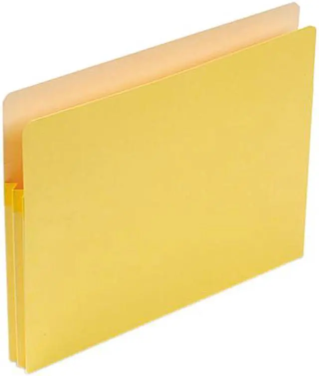 Main image of Smead 1 3/4" Expansion Colored File Pocket, Straight Tab, Letter, Yellow