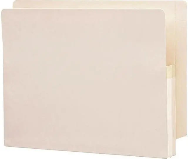 Main image of Smead 75114 1 3/4 Inch Expansion End Tab File Pockets, Straight Tab, Letter, Manila, 25/Box