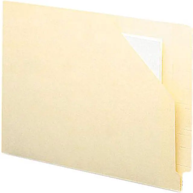 Main image of Smead 75715 Antimicrobial End Tab File Jackets, Letter, 11 Point Manila, 100/Box