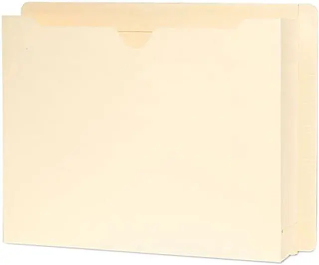 Main image of Smead 76910 End Tab File Jacket, Two Inch Expansion, 12 3/8 x 9 1/2, 14 Point Manila, 25/Box