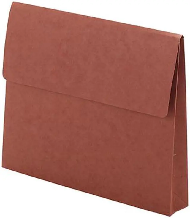 Main image of Smead 77142 Two Inch Expansion Wallet with Hook-and-Loop fastener, Letter, Redrope