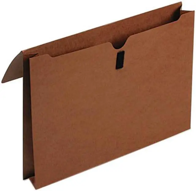 Main image of Smead 77145 Two Inch Expansion Wallet with Hook-and-Loop fastener, Legal, Redrope