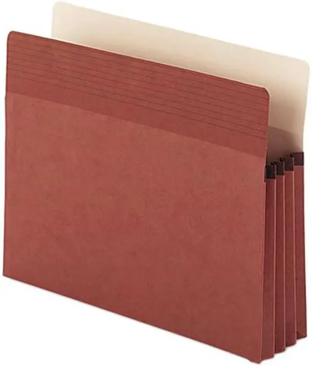 Main image of Smead Easy Grip Pocket, Redrope, Legal, 3 1/2" Expansion, 25/Box