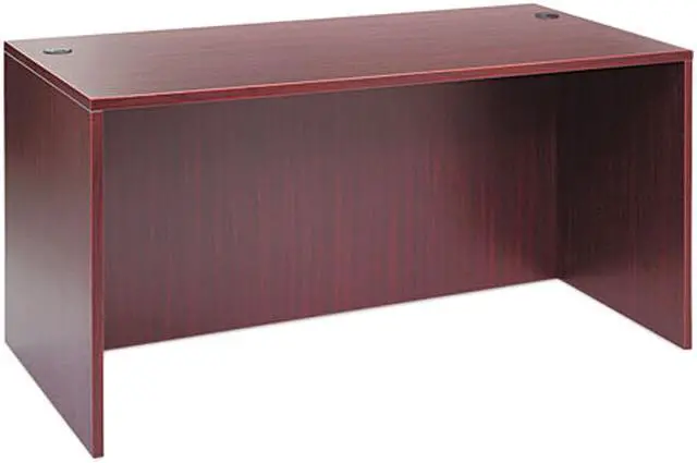 Main image of Valencia Series Straight Front Desk Shell, 59-1/8w x 29-1/2d x 29-1/2h, Mahogany
