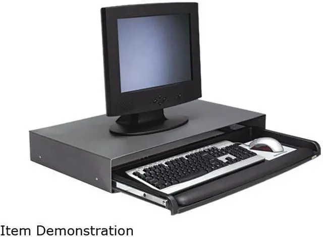 Main image of 3M KD85CG Keyboard Drawer, 27-1/2 x 18-7/10, Charcoal Gray