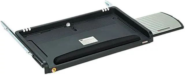 Main image of 3M MMMKD45 Under Desk Keyboard Drawer, 23w x 14d, Black