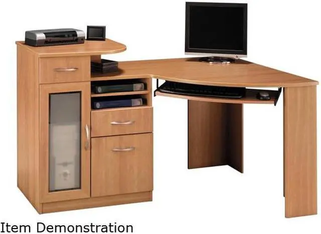 Main image of Bush Furniture Signature HM66315-03 Vantage Collection Corner Desk - Light Dragonwood