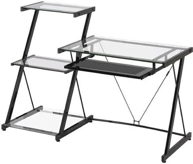 Main image of Z-Line Designs ZL2021DBU Nero Desk and Bookcase