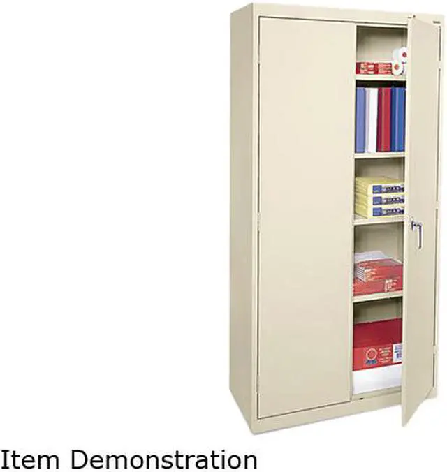 Main image of Alera 80106 (ALECME7218PY) Economy Assembled Storage Cabinet, 36w x 18d x 72h, Putty