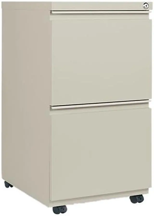 Main image of Alera PB54-2819PY (ALEPB542819PY) Two-Drawer Mobile Pedestal File With Full-Length Pull, 15-7/8w x 19-1/4d, Putty