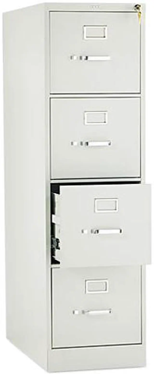 Main image of HON 314PQ 310 Series Four-Drawer, Full-Suspension File, Letter, Light Gray