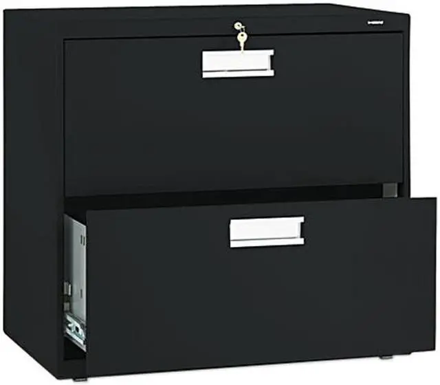 Main image of HON 672LP 600 Series Two-Drawer Lateral File, Black