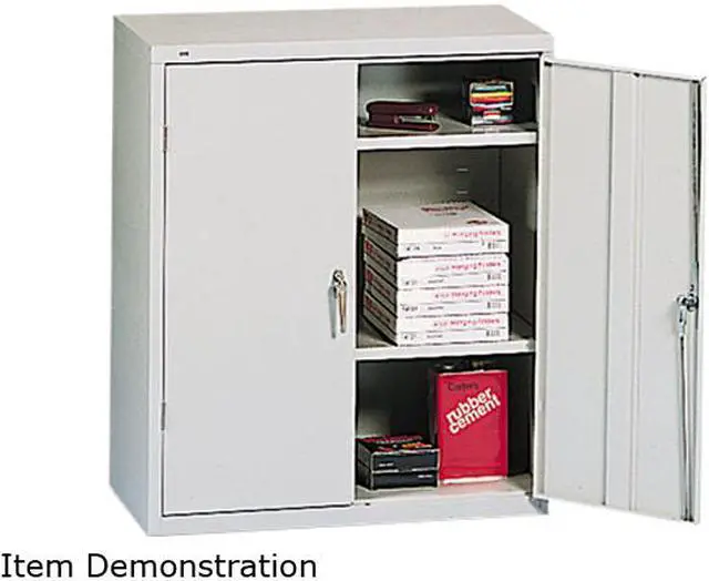 Main image of HON SC1842Q Assembled Storage Cabinet, 36w x 18 1/4d x 41 3/4h, Light Gray