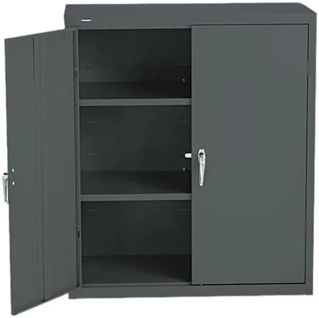 Main image of HON SC1842S Assembled Storage Cabinet, 36w x 18 1/4d x 41 3/4h, Charcoal