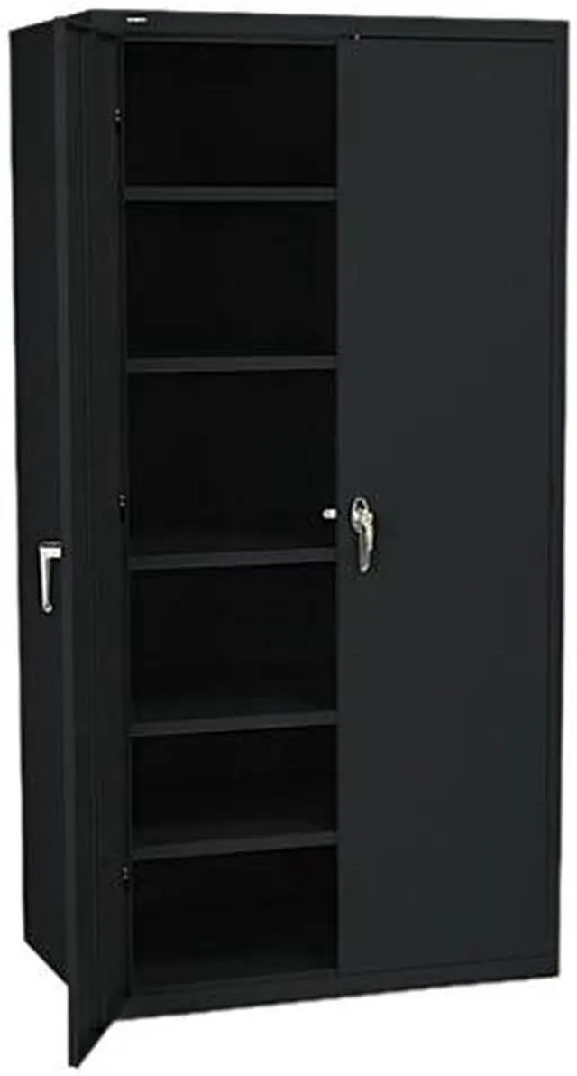 Main image of HON SC2472P Assembled Storage Cabinet, 71.30" x 36.00" x 24.30", Black