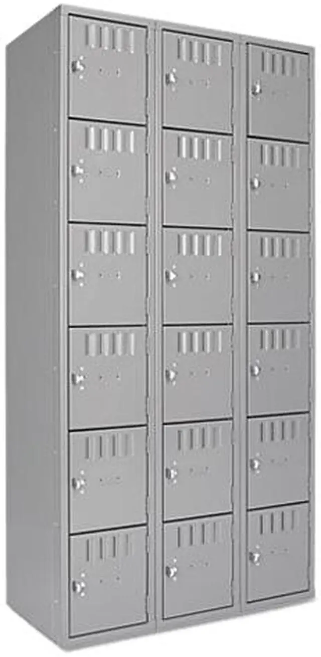 Main image of Tennsco BS6121812CMG Box Compartments, 36w x 18d x 72h, Medium Gray