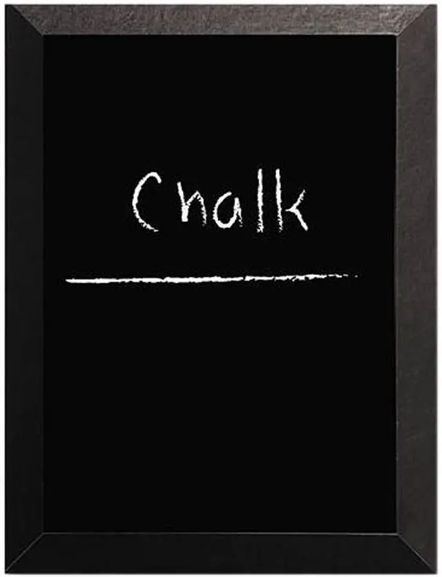 Main image of MasterVision PM07151620 - Kamashi Chalk Board, 36 x 24, Black Frame