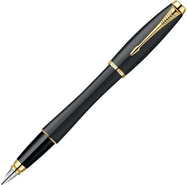 Main image of Parker 1931593 Urban Muted Black Gold Fountain Pen