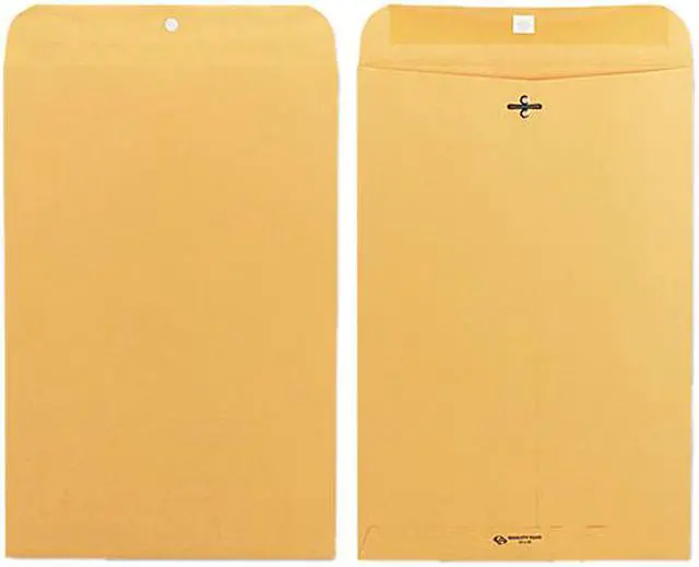 Main image of Quality Park 37898 Clasp Envelope, 10 x 15, 28lb, Light Brown, 100/Box