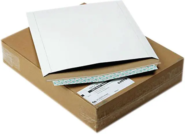 Main image of Quality Park 64019 Photo/Document Mailer, Redi-Strip, Side Seam, 12 3/4 x 15, White, 25/Box