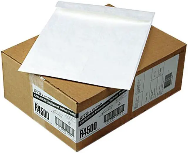Main image of SURVIVOR R4500 Tyvek Expansion Mailer, 10 x 13 x 1 1/2, White, 100/Carton