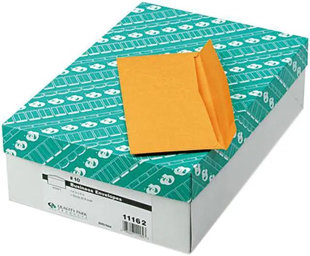 Main image of Quality Park 11162 Kraft Envelope, Contemporary, #10, Light Brown, 500/Box