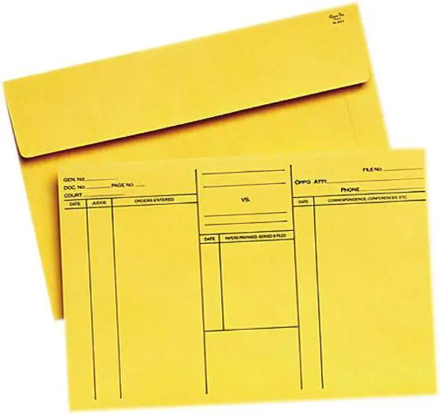 Main image of Quality Park 89701 Attorney's Open-Side Envelope, Ungummed, 10 x 14 3/4, Cameo Buff, 100/Box
