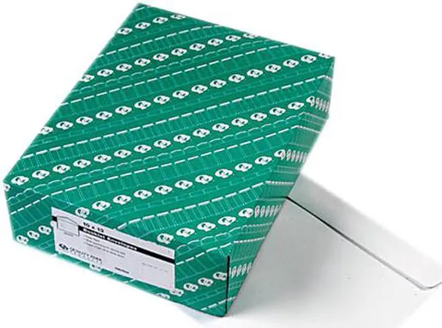 Main image of Quality Park 37613 Open Side Booklet Envelope, Contemporary, 13 x 10, White, 100/Box