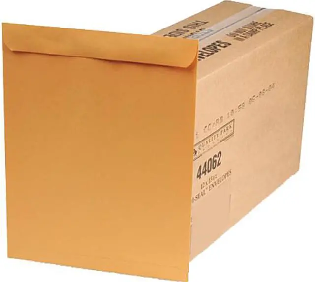 Main image of Quality Park 44062 Redi-Seal Catalog Envelope, 12 x 15 1/2, Light Brown, 250/Box