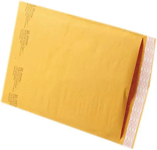 Main image of Sealed Air 39095 Jiffylite Self-Seal Mailer, #4, 9 1/2 x 14 1/2, Golden Brown, 100/Carton