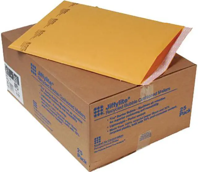 Main image of Sealed Air 10191 Jiffylite Self-Seal Mailer, Side Seam, #6, 12 1/2 x 19, Golden Brown, 25/Carton