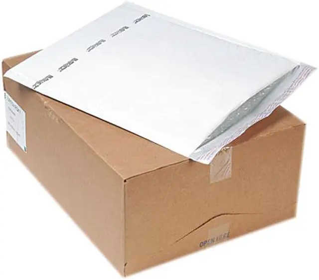 Main image of Sealed Air 37715 Jiffy TuffGard Self-Seal Cushioned Mailer, #7, 14 1/4 x 20, White, 25/Carton