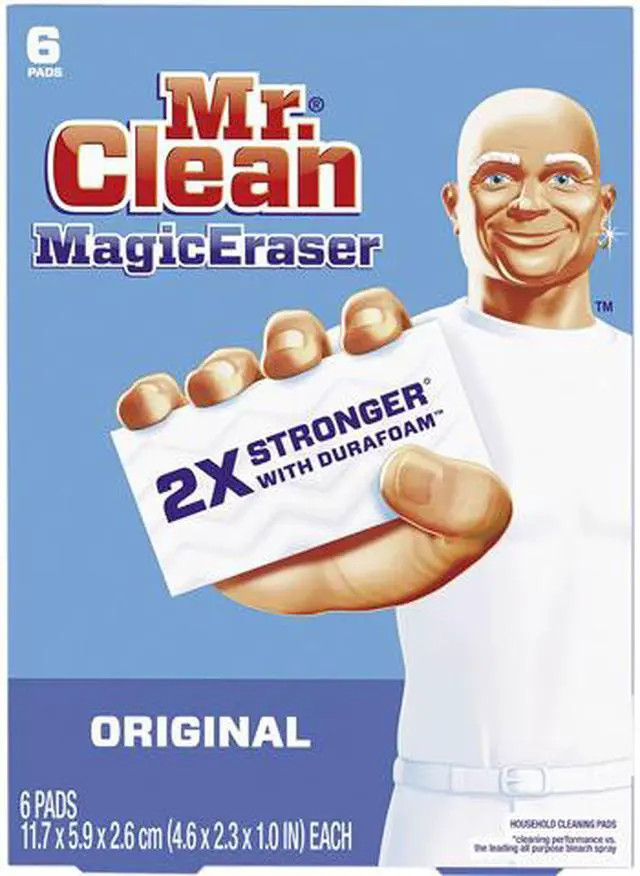 Main image of Mr. Clean 79009PK Magic Eraser, 2 3/10 x 4 3/5 x 1, White, 6/Pack
