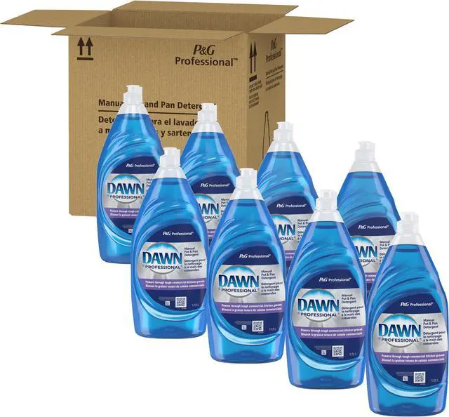 Alt view image 3 of 3 - Dawn Manual Pot/Pan Dish Detergent, 38 oz Bottle, 8/Carton PGC45112CT