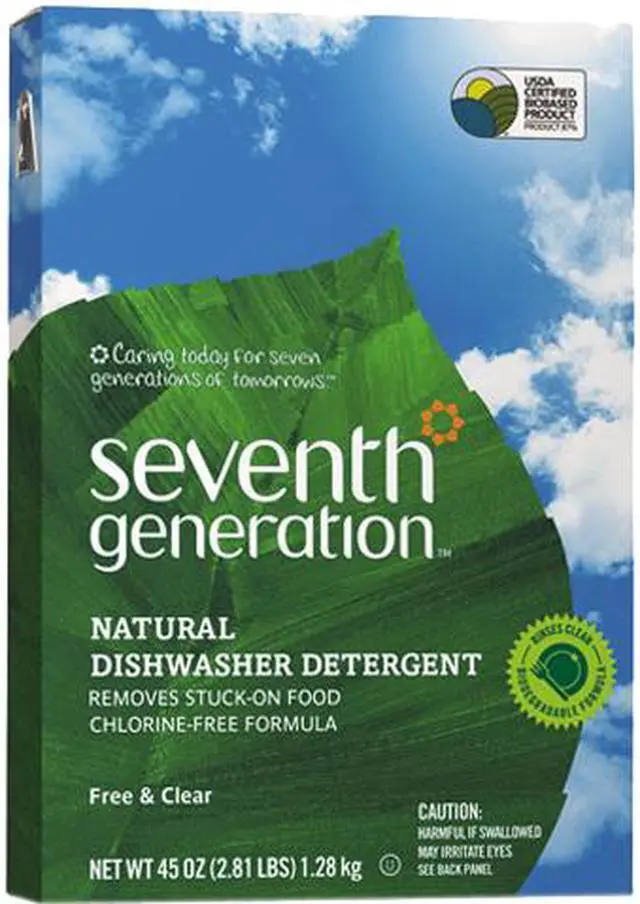 Main image of Seventh Generation 22150 Free & Clear Automatic Dishwashing Powder, Non-Toxic, 45 oz. Box
