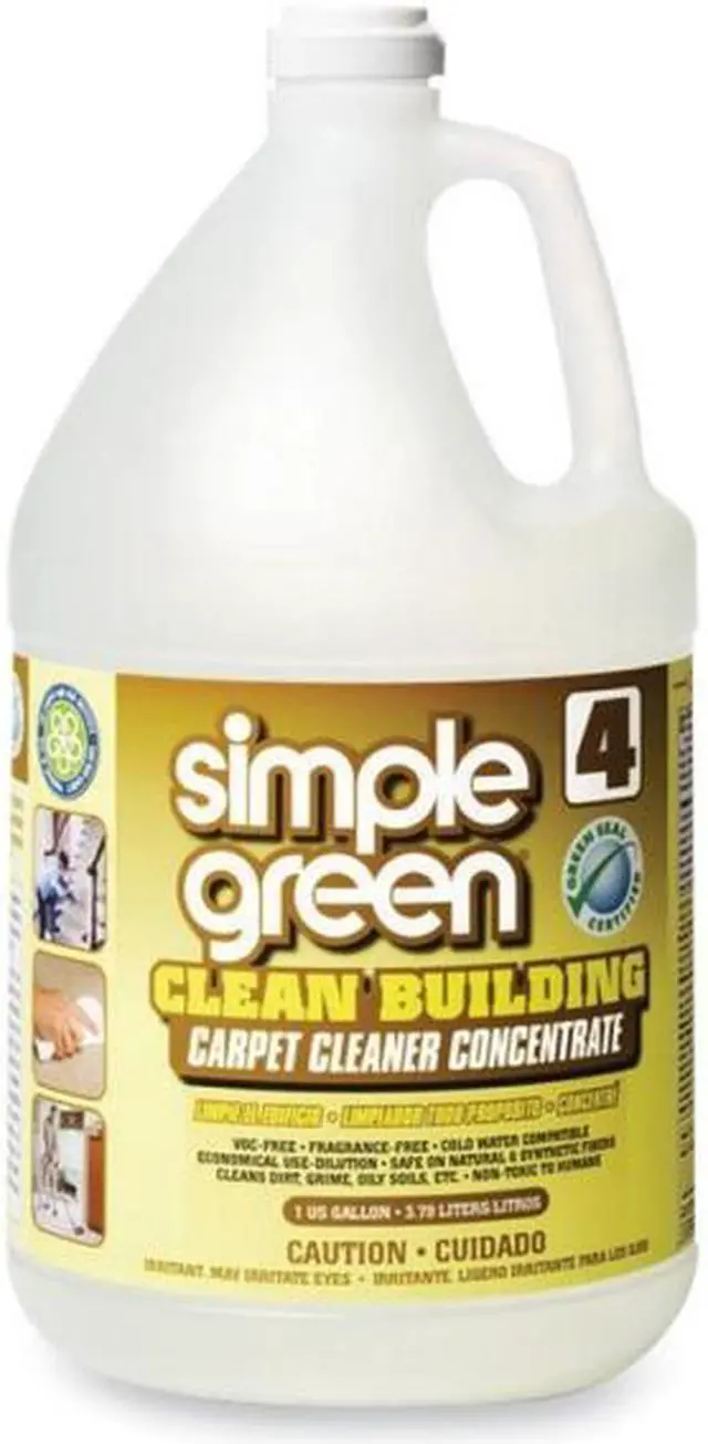 Main image of simple green 11201 Clean Building Carpet Cleaner Concentrate, Unscented, 1 gal. Bottle