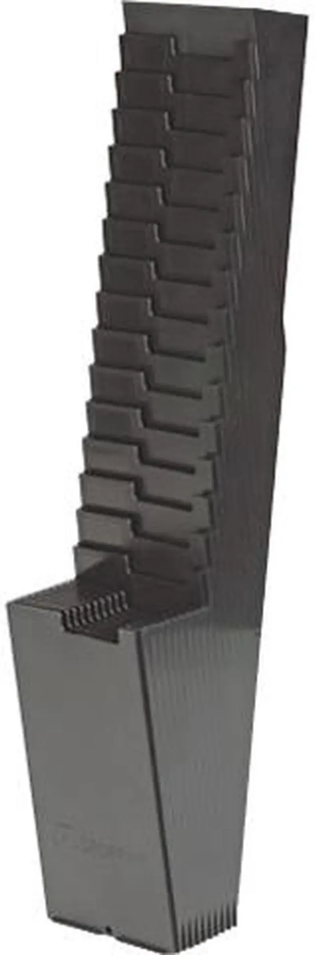 Main image of Acroprint 81-0118-000 25-Pocket Expanding Time Card Rack, Plastic, Black